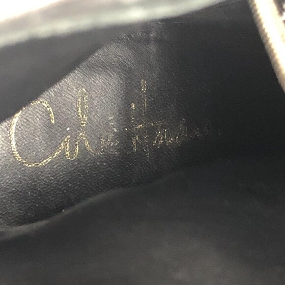 Cole Haan Boots Womens Size 7 Black Leather Ankle Booties Strappy High Heel - Picture 10 of 16